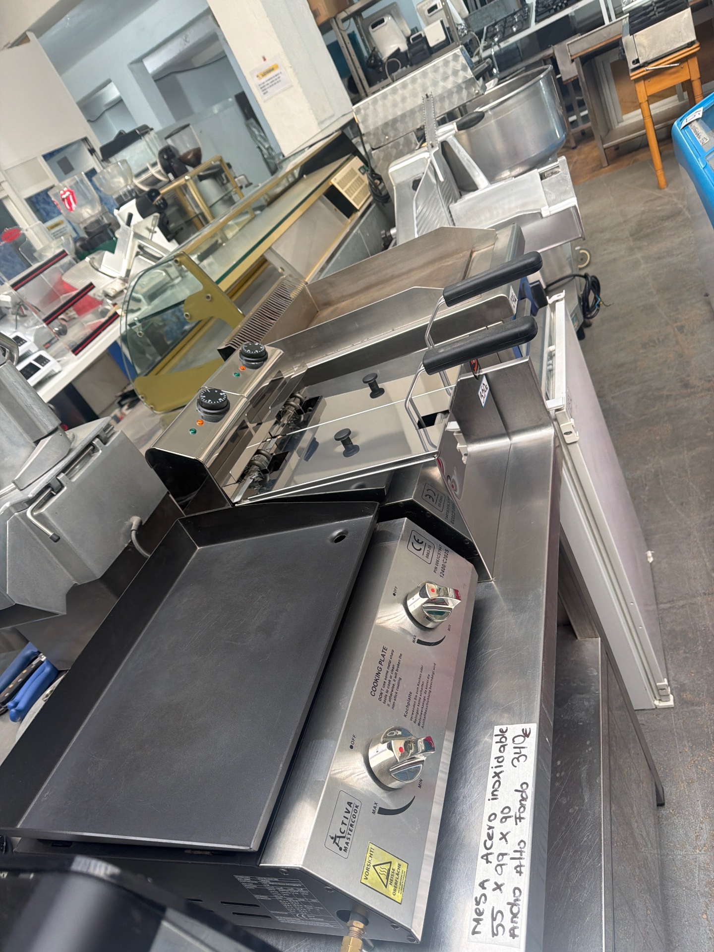 Planchas y freidoras industriales 7